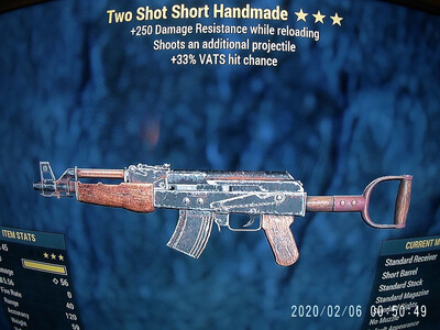 Two Shot 33/250 Handmade