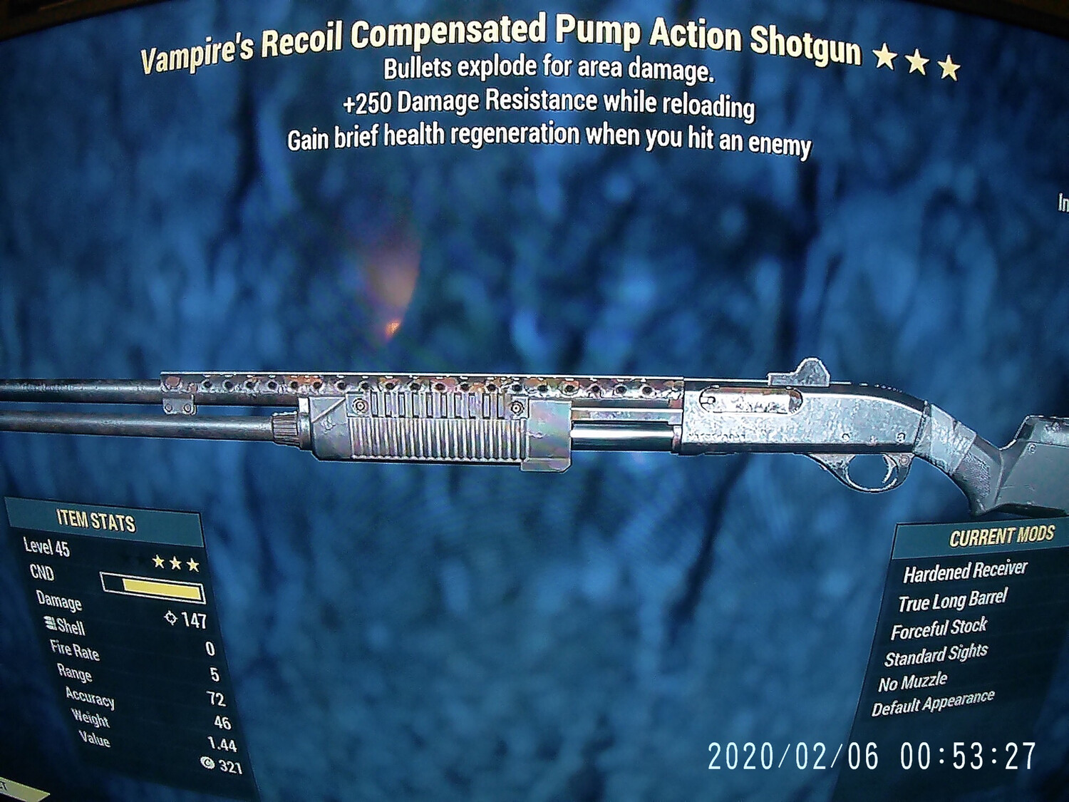 Vampire Explosive 250 Pump Action Shotgun