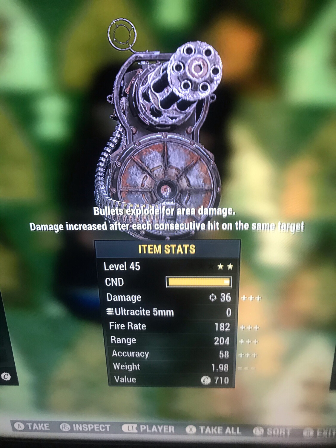 Furious Explosive Minigun