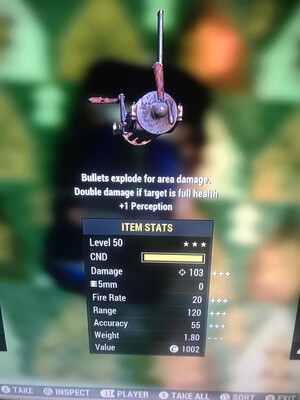 Instigating Explosive 1P Gatling Gun