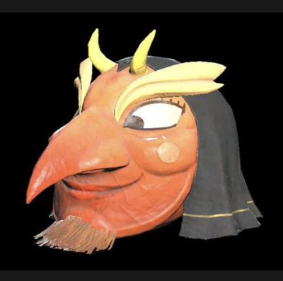 Fasnacht Crazy Guy Mask
