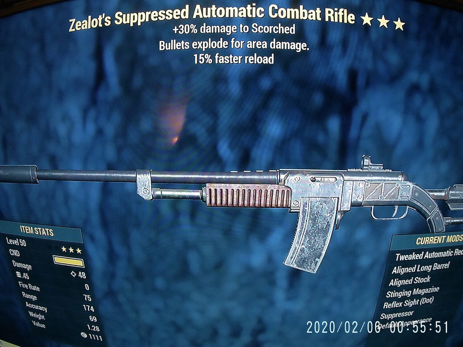 Zealots Explosive 15 Combat Rifle