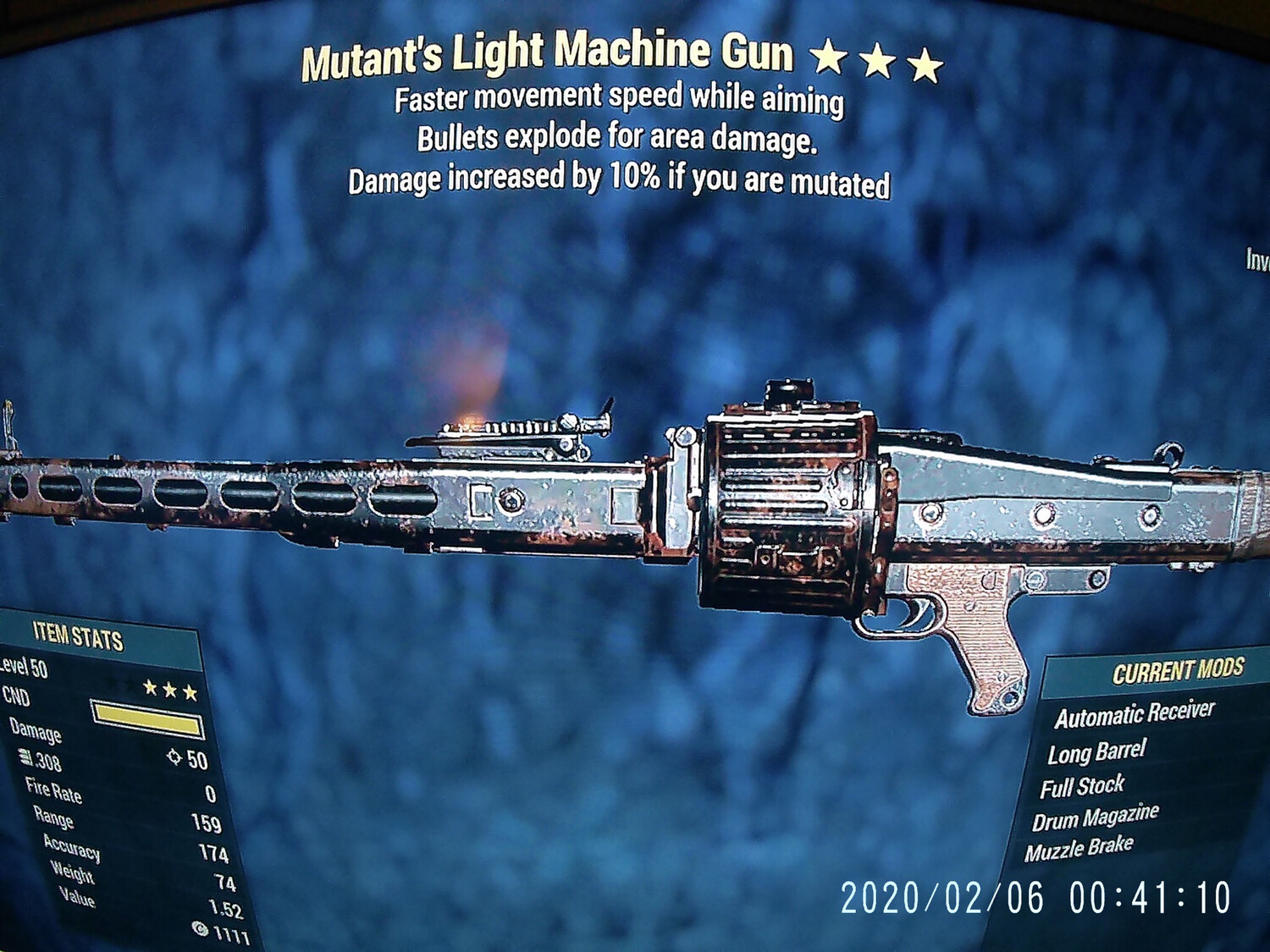 Mutant Explosive FMS Light Machine Gun