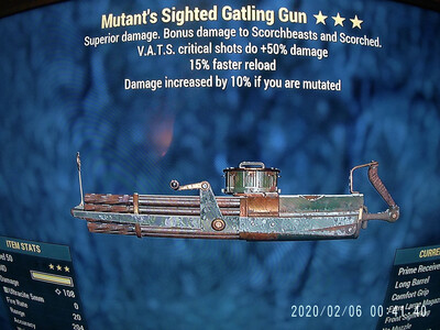 Mutant 50/15 Gatling Gun