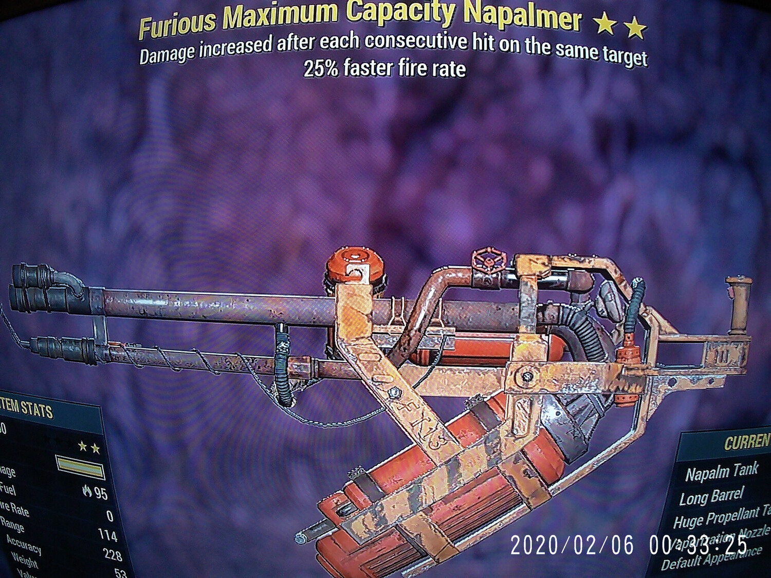 Furious 25 Napalmer/Flamer