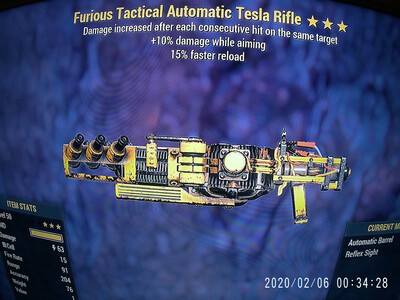 Furious 10/15 Tesla Rifle