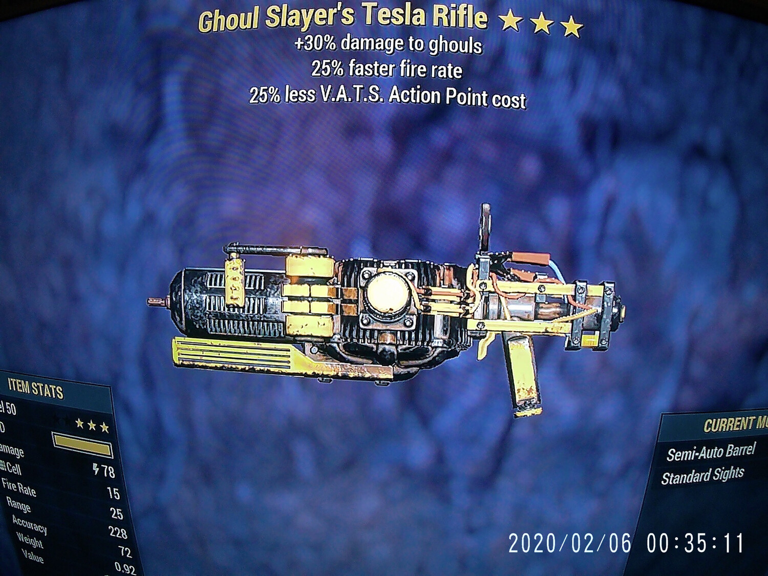 Ghoul Slayers 25/25 Tesla Rifle