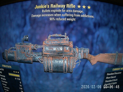Junkie Explosive 90 Railway Rifle