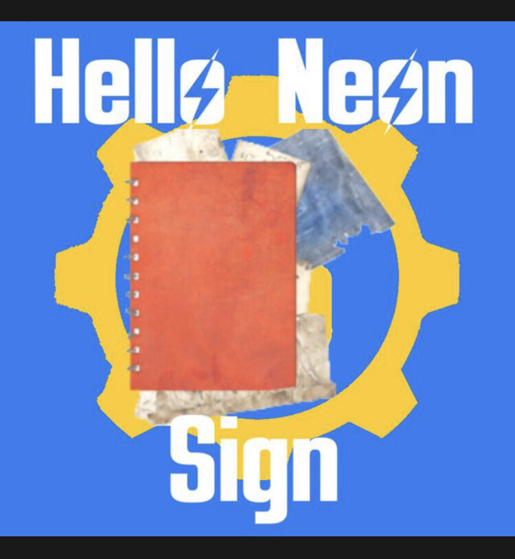 Hello Neon Sign