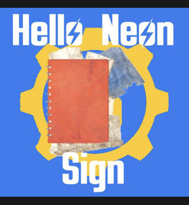 Hello Neon Sign