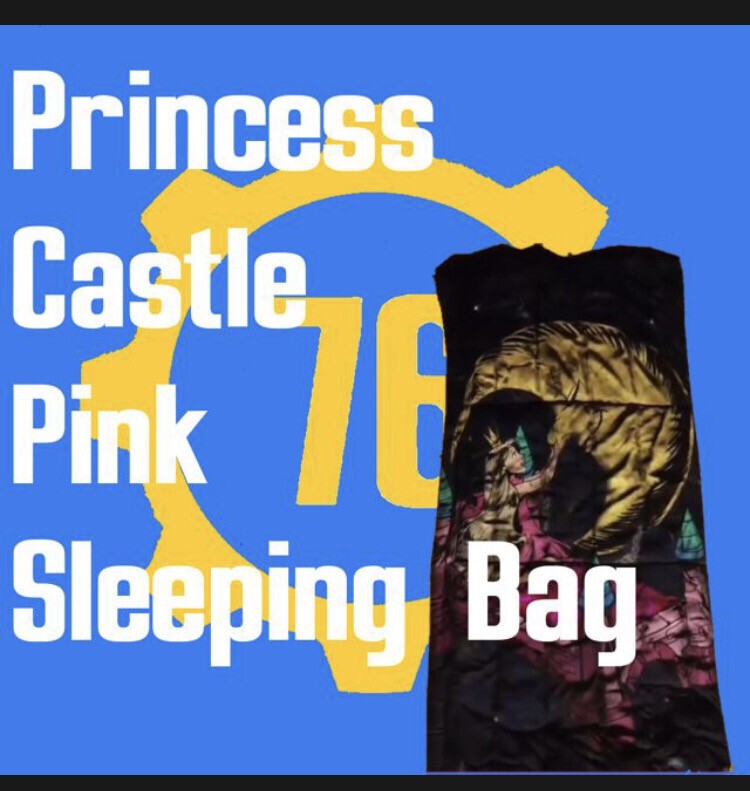 Princess Castle Pink Sleeping Bag