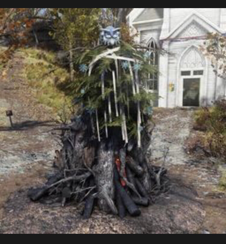 Old Man Winter Effigy