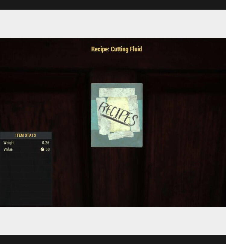 Recipe: Cutting Fluid