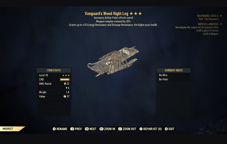 Vanguard AP WWR Wood RL
