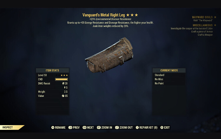 Vanguard EdR JWR Metal RL