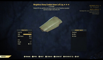Weightless Combat JWR LL