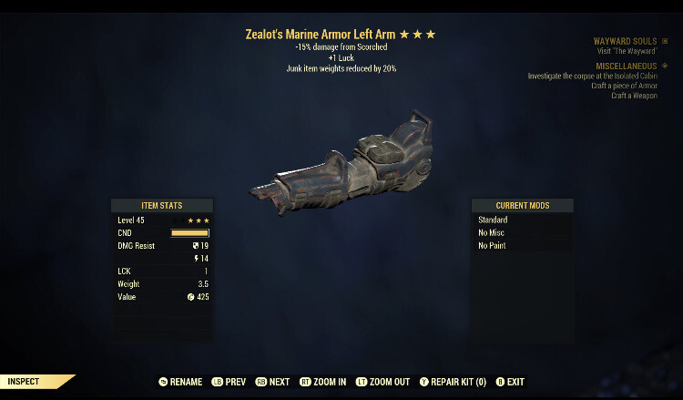 Zealots Marine JWR LA