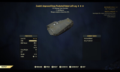 Zealots Robot WWR LL