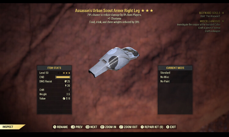 Assassins U Scout Fdc RL