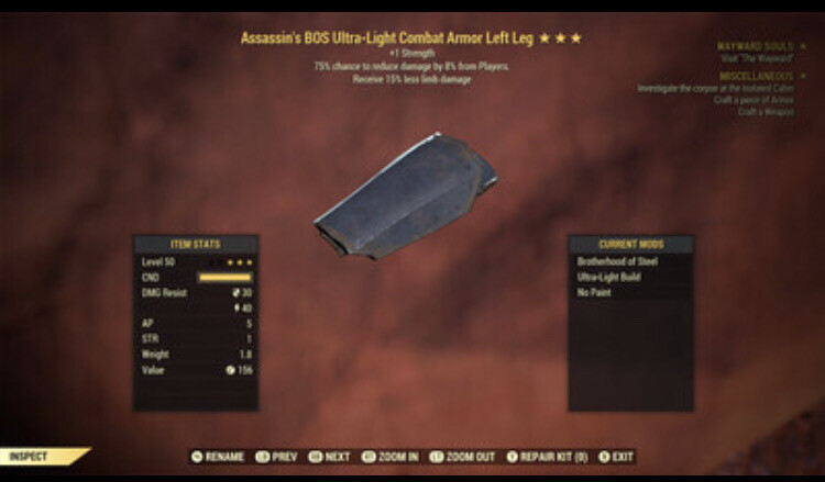 Assassins BOS Combat LL
