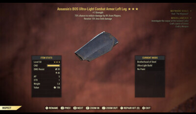 Assassins BOS Combat LL