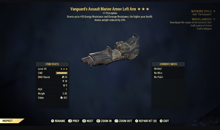 Vanguard 1P AmmoWR Marine LA