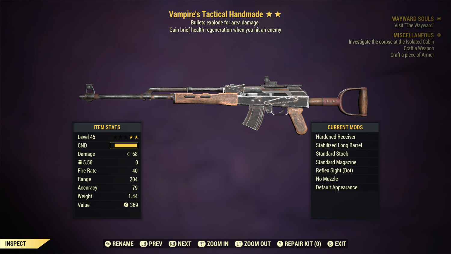 Vampire Explosive Handmade