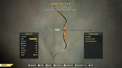 Vampire 50/25 Bow