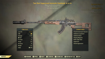 Two Shot 50/90 Handmade