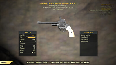 Stalkers Explosive Western Revolver