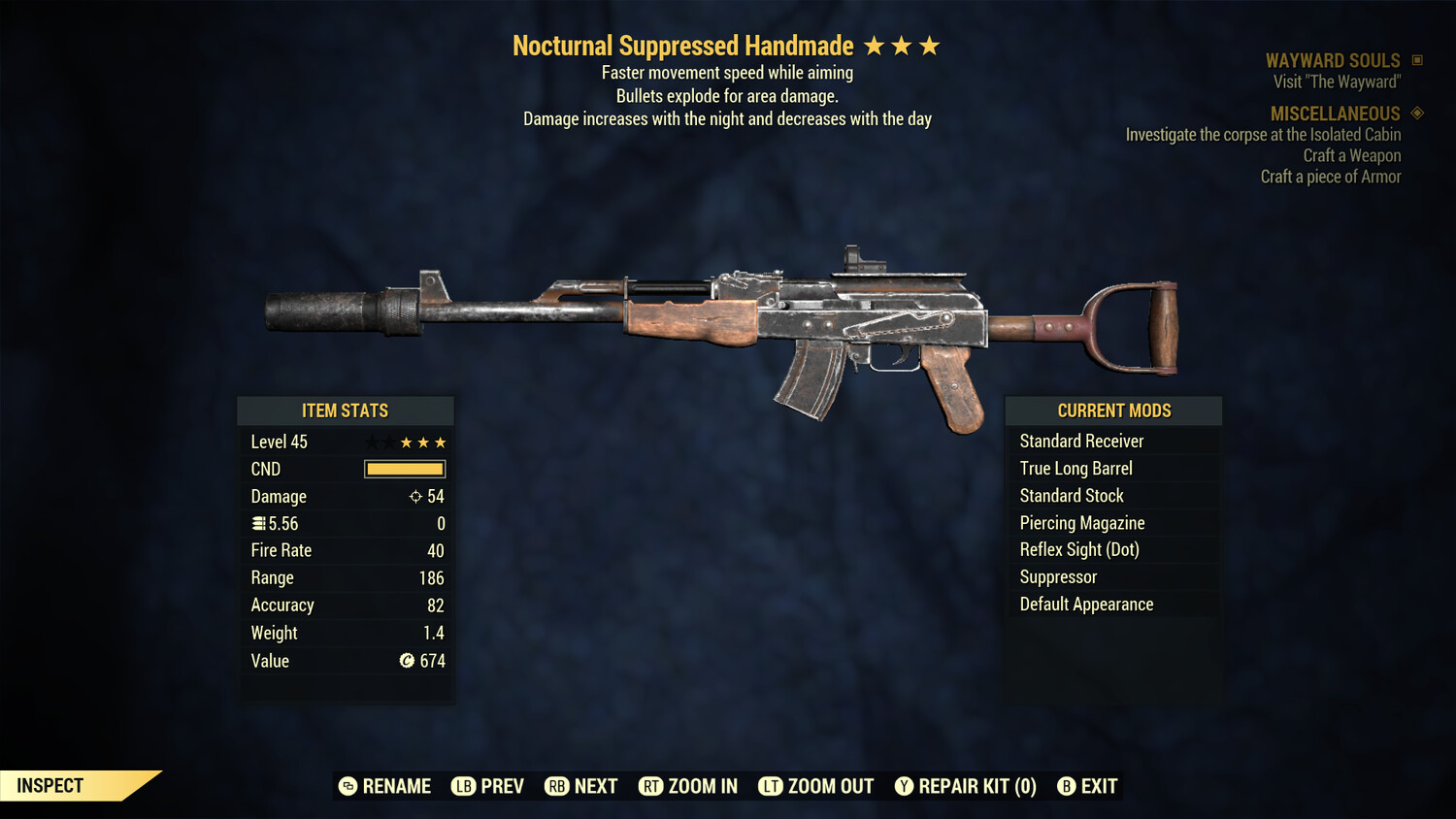 Nocturnal Explosive Handmade