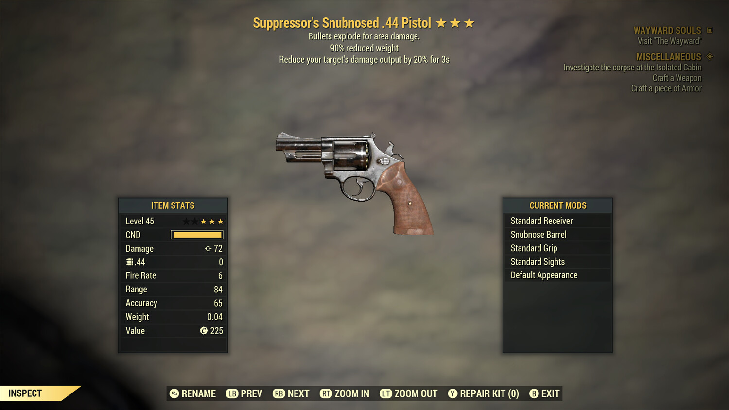 Suppressors Explosive .44 Pistol