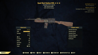 Quad 50/90 Radium Rifle