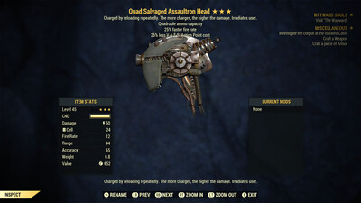 Quad 25/25 Assaultron Head