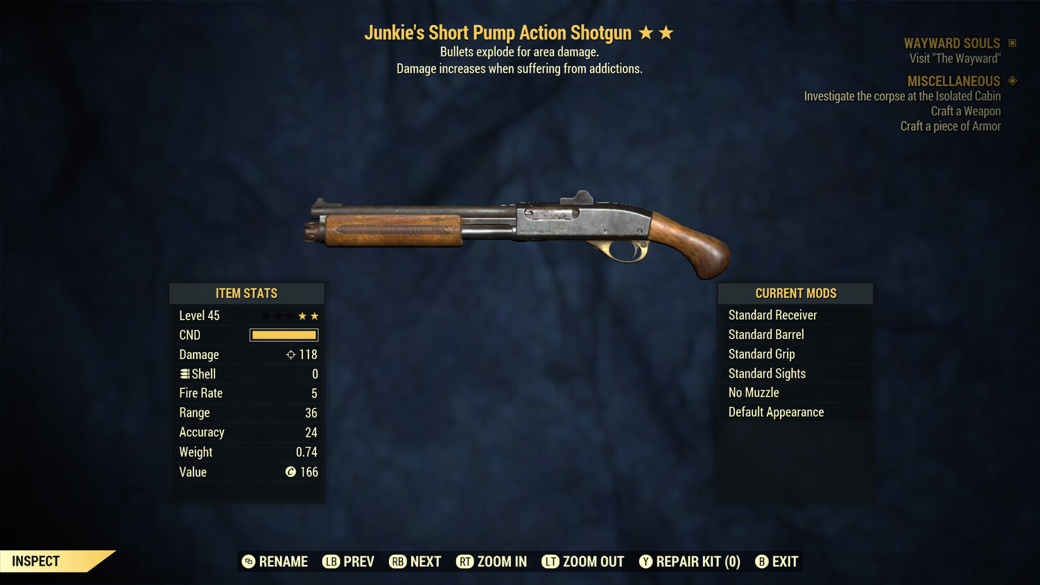 Junkies Explosive Pump Action Shotgun