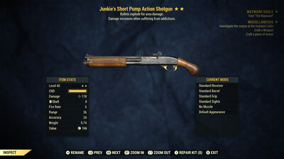 Junkies Explosive Pump Action Shotgun