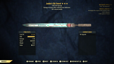 Junkie 50/90 Ski Sword