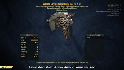 Junkies 25/90 Assaultron Head