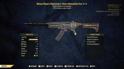 Mutant Explosive 10mm SMG