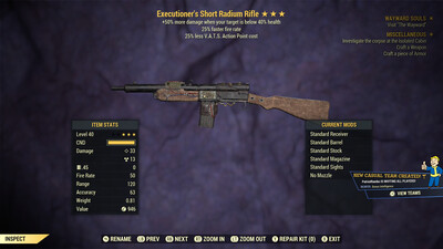 Executioners 25/25 Radium Rifle