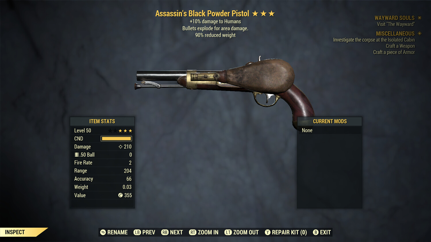 Assassin Explosive 90 Black Powder Pistol