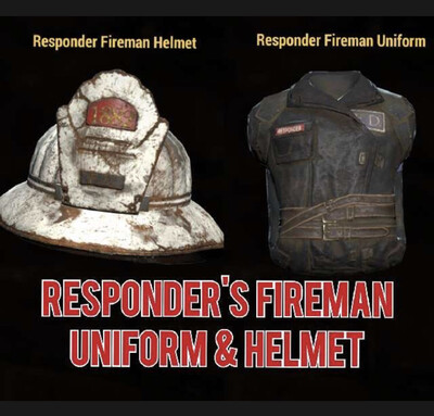Responders Fireman’s Uniform Rare Full Set