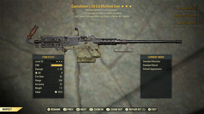 Executioners Explosive 250 50-Cal Machine Gun