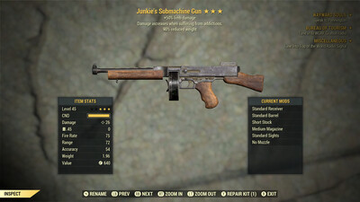 Junkies 50/90 Submachine Gun