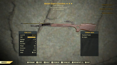 Mutant Slayers 50/90 Crossbow