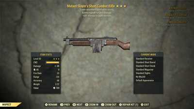 Mutant Slayers Explosive Combat Rifle