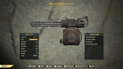 Nocturnal Explosive 15 Minigun