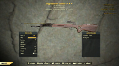 Suppressors 50/90 Crossbow