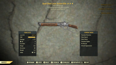 Quad 50/250 Lever Action