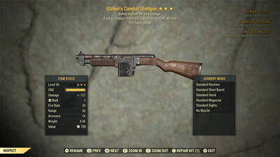 Stalkers Explosive Combat Shotgun